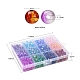840 шт. 12 цвета окрашенные распылением хрустальные стеклянные бусины CCG-YW0001-11-6