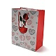 4 bolsas de regalo de papel de amor para el día de San Valentín de colores. CARB-D014-01D-2
