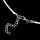 Воском хлопка ожерелье шнура материалы MAK-YWC0001-01P-02-4