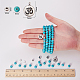 SUNNYCLUE 1 Bag DIY 108 Mala Prayer Beads Wrap Bracelets Necklace Making Kit Natural Turquoise Gemstone 8mm Jewelry Starter Kit DIY-SC0005-47-3
