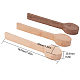 GORGECRAFT 3pcs Wood Carving Spoon Blank Cherry Wood Spoon Beech and Walnut Wood Unfinished Wooden Craft Kit for Whittler Starter AJEW-GF0001-40-2
