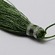 Nylon Tassels Big Pendant Decorations HJEW-L010-19-2