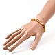 Glass & Natural Stone Chip Beaded Bracelet for Girl Women BJEW-JB06874-6