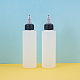 Benecreat 12 paquete de botellas dispensadoras de plástico de 4 onzas con tapa giratoria negra DIY-BC0009-09-5