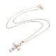 Exquisite Brass Pendant Necklaces NJEW-EE0003-002G-1