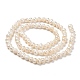 Perle coltivate d'acqua dolce perla naturale PEAR-D029-1-3
