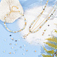 Pandahall elite 2 hebras 2 estilos flores naturales hebras de cuentas de amazonita G-PH0002-31-5