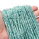 Природных амазонит бисер нитей&nbsp;LS-G-RM2025-B03-3.5mm-1