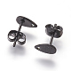 Accessoires de puces d'oreilles en 304 acier inoxydable pour les breloques et les pendants STAS-L216-05A-B-1
