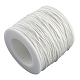 木綿糸ワックスコード  ホワイト  2mm  約100ヤード/ロール（300フィート/ロール） YC-R003-2.0mm-101-1