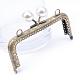 Iron Purse Frame Handle with Solid Color Acrylic Beads FIND-S092AB-D01-1