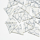 合成ターコイズカボション  三角形  ホワイト  8x8.5x2mm X-TURQ-S290-20J-05-1
