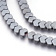 Non-magnetic Synthetic Hematite Bead Strands G-I208-06-A-2