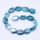 Piatto ovale fili di perline fatti a mano in vetro murano X-LAMP-L070-D06-2