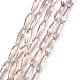 Electroplate Glass Beads Strands EGLA-L015-HP-B07-1