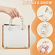 Cinturini per borse in resina imitazione perla con perline DIY-WH0304-662-3