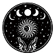 Creatcabin Mond-Spruch-Holzschild AJEW-WH0334-008-1