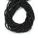 Natural Black Onyx Gemstone Beads Strands G-R148-2mm-6-1