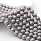 Round Shell Pearl Frosted Beads Strands BSHE-F013-06C-8mm-1