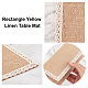Прямоугольный коврик из джутовой ткани AJEW-WH0180-39-4