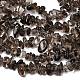Природные дымчатый кварц чипов бисером нити&nbsp;F037-4