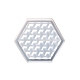 Силиконовые Молды для коврика для чашки в форме шестиугольника WG13514-01-1