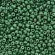 ガラスシードビーズ  不透明な色の種  ラウンド  淡緑色  サイズ：直径約4mm  穴：1.5mm  約1000個/100g X1-SEED-A010-4mm-47-2
