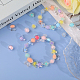 CHGCRAFT 156Pcs Transparent Acrylic Stars Bead in Bead Round Beads Assorted Candy Rabbit Flower Plastic Bead for Hair Braids Phone Lanyard Wrist Strap DIY Craft TACR-CA0001-27-4