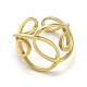 304 anillo dorado de acero inoxidable RJEW-C036-02B-G-2