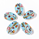 Printed Natural Cowrie Shell Beads X-SSHEL-R047-01-C01-2