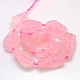 Natural Gemstone Rose Quartz Beads Strands G-L159-08-3