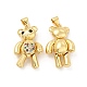 Латунные микро проложить кубического циркония подвески KK-H441-06G-2