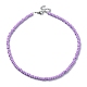 6Pcs 6 Color Glass Seed Beaded Necklaces Set with 304 Stainless Steel Clasps NJEW-JN04380-2