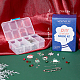 Kit para hacer broches de abalorios navideños de diy de Sunnyclue DIY-SC0019-53-7