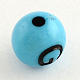 Perles acryliques rondes opaques SACR-Q100-M028-3