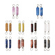 Fashewelry 40pcs 10 Stile natürliche gemischte Steinverbinder Charms FIND-FW0001-35-2