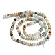 Brins de perles d'amazonite de fleurs naturelles G-F759-02-3