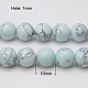 Chapelets de perles en turquoise synthétique TURQ-H038-10mm-XXS20-2