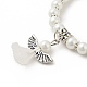 Lovely Wedding Dress Angel Jewelry Sets for Mother and Daughter BJEW-JB00728-19-3
