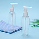 液体石鹸のための100mlの詰め替え可能なペットプラスチック空のポンプボトル  透明  4x15cm  容量：100ml（3.38液量オンス） TOOL-Q024-01B-01-5