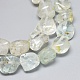Chapelets de perles en cristal de quartz naturel G-F637-25-3