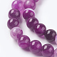 Chapelets de perles rondes en agate à rayures naturelles/en agate à bandes X-G-G582-8mm-09-3