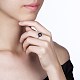 925 тайский серебряный палец кольца RJEW-BB30841-8-3