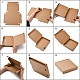 クラフト紙の折りたたみボックス  正方形  厚紙ギフト箱  メーリングボックス  バリーウッド  43x29x0.2cm  完成品：17x17x3cm CON-F007-A10-3