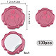 Craspire 100 Uds pegatinas adhesivas de sello de cera para el día de San Valentín DIY-CP0010-17C-2