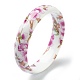 Bracelets en porcelaine imprimés pour femmes à la mode BJEW-J184-01-2