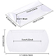 ポリ塩化ビニールのプラスチック枕箱  ギフトキャンディー梱包箱  透明  14x9x3cm CON-WH0073-50A-2