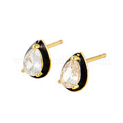 Серьги-гвоздики в форме капли из стерлингового серебра s925 UU5510-3