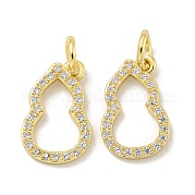 Латунные микро проложить кубического циркония подвески KK-L075-015LG