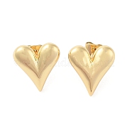 Серьги-гвоздики из латуни для женщин EJEW-G394-23G
